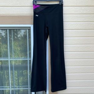 Under Armour Black Workout Pants Flare Leg